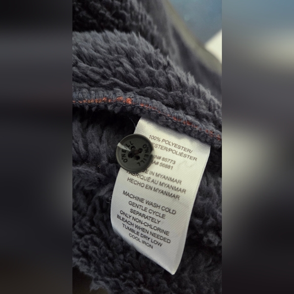 O'NEILL Rust & Navy Plaid Snap Buttons Jacket NWT - Picture 7 of 16